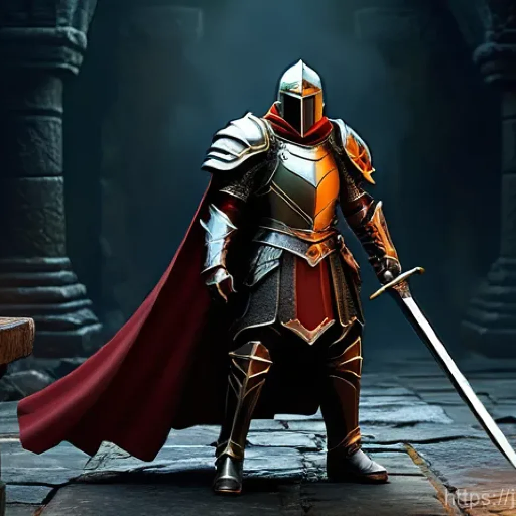 리니지M 희귀 몬스터 리스폰 - **Prompt 1: The Thrilling Encounter**
    "A lone male adventurer, fully clad in detailed fantasy pl...