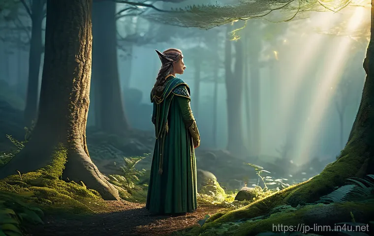 리니지M 최적의 사냥 시간 - Prompt 1: Early Morning Serenity and Efficiency**