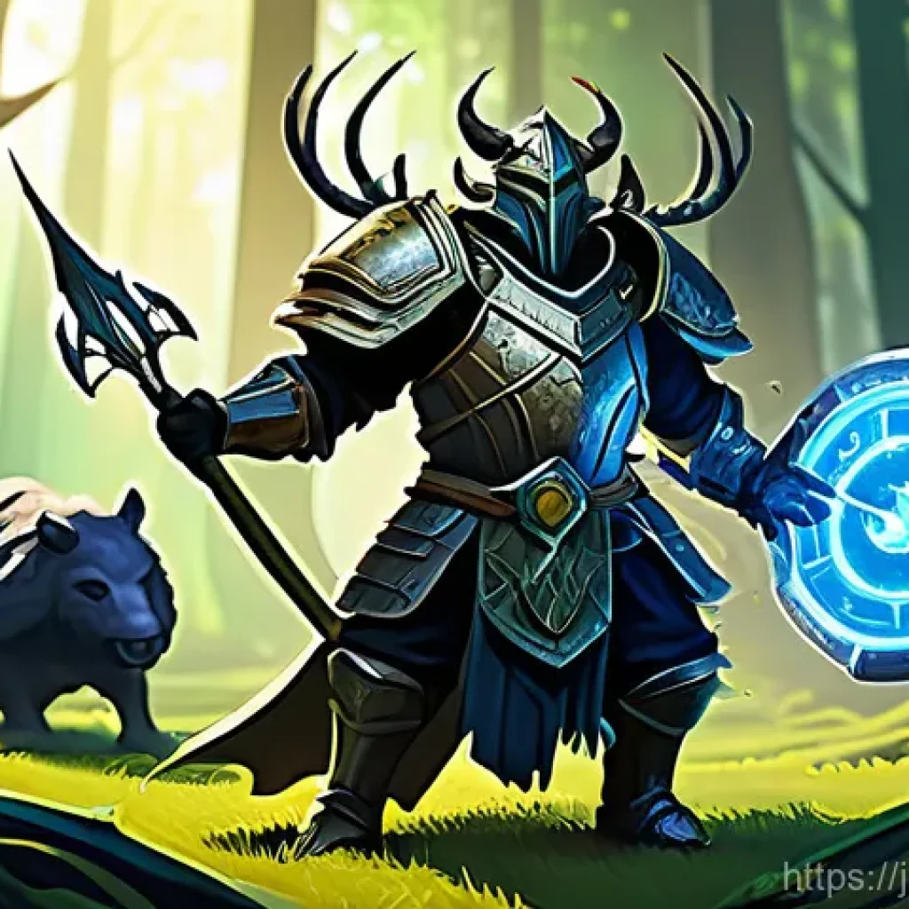 리니지M 혈맹 자원 분배 - **Prompt:** A diverse group of Lineage M-inspired fantasy adventurers, fully clothed in intricate an...