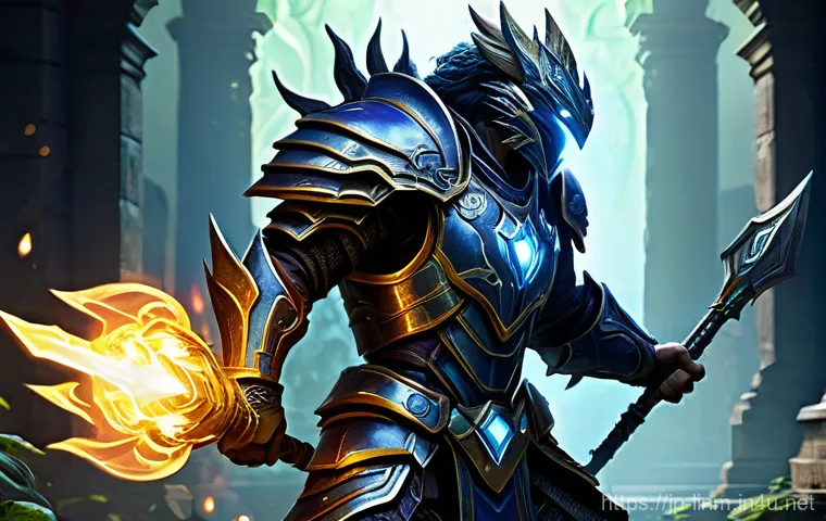 리니지M 전설 카드 제작 - **Prompt 2: The Moment of Legendary Synthesis**
    A pair of hands, emanating a soft, mystical glow...