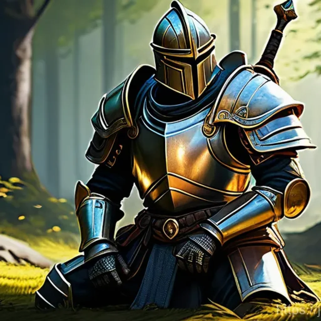 리니지M PK 보상 체계 - **Prompt 1: The Glimmer of Hope After a Player Kill**
    "A fantasy adventurer, fully clothed in or...