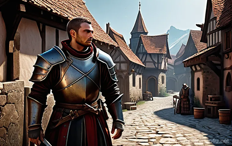 리니지M PK 보상 체계 - **Prompt 2: Blood Pledge's Coordinated Ambush**
    "A diverse group of four fantasy adventurers, al...